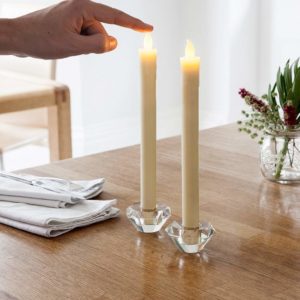 bougies LED en cire - cadeau pour une personne âgée