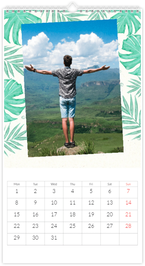Calendrier personnalisé cadeau pour un grand-père de 75 ans - calendrier photo