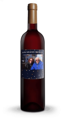 idée de cadeau pour l’anniversaire de Grand-père - vin personnalisé