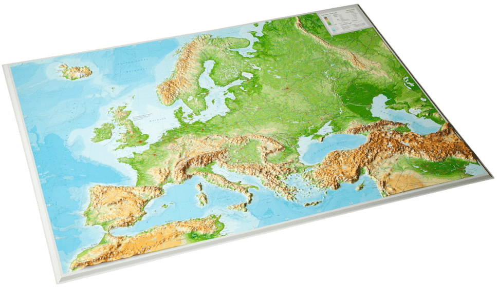 carte en relief