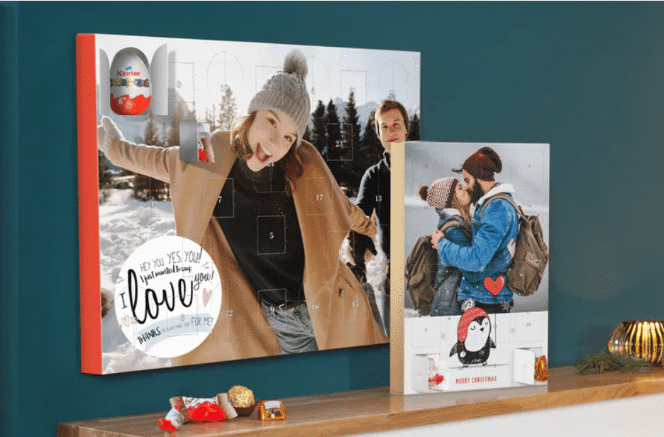 Calendrier de l'Avent pour Grand-père calendrier de l'avent avec photo et chocolat - cadeau papy