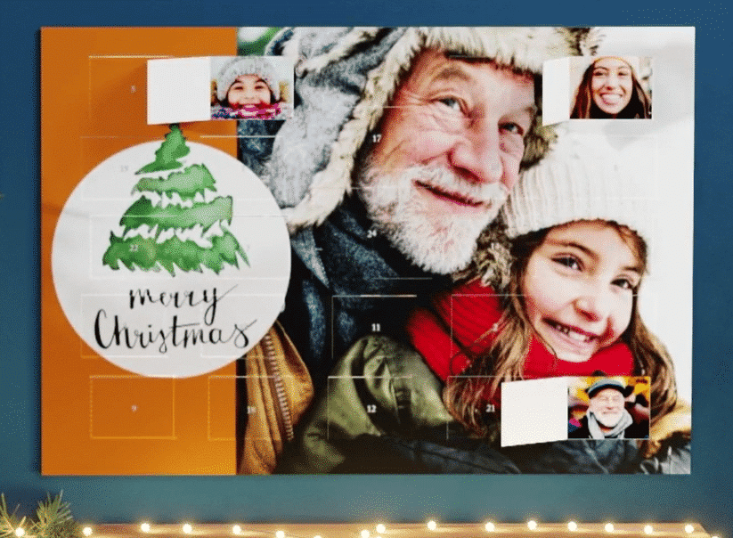 Calendrier de l'Avent photo calendrier de l'avent avec votre propre photo