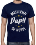 T-shirt "Futur Papy 2026" - Cadeau Originale Pour Annoncer Une Grossesse, Humour, Coupe Classique