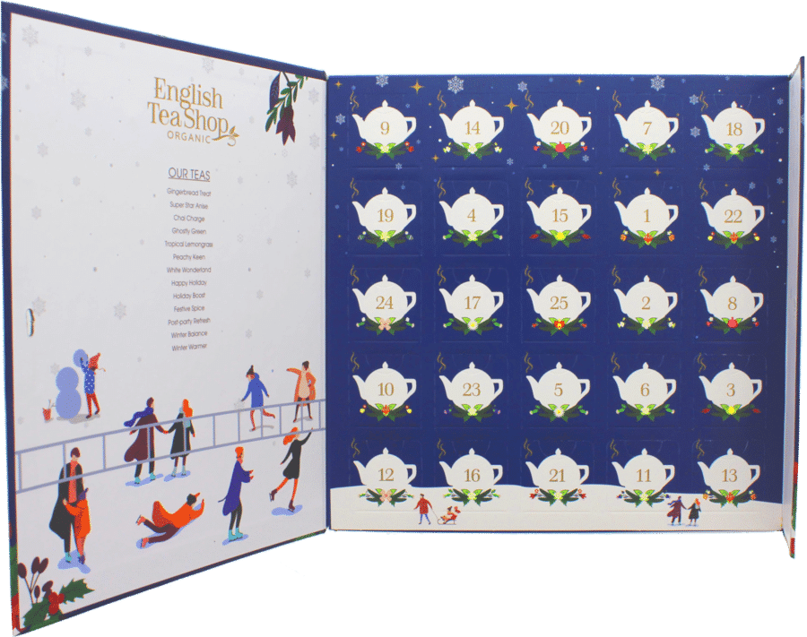 Calendrier de l'Avent - thé cadeau papy 70 ans - calendrier de l'avent