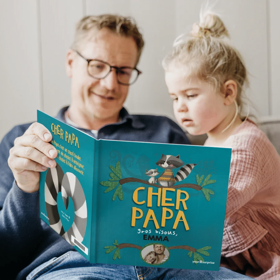 Cher Papa - Livre personnalisé - cadeau Fête des pères