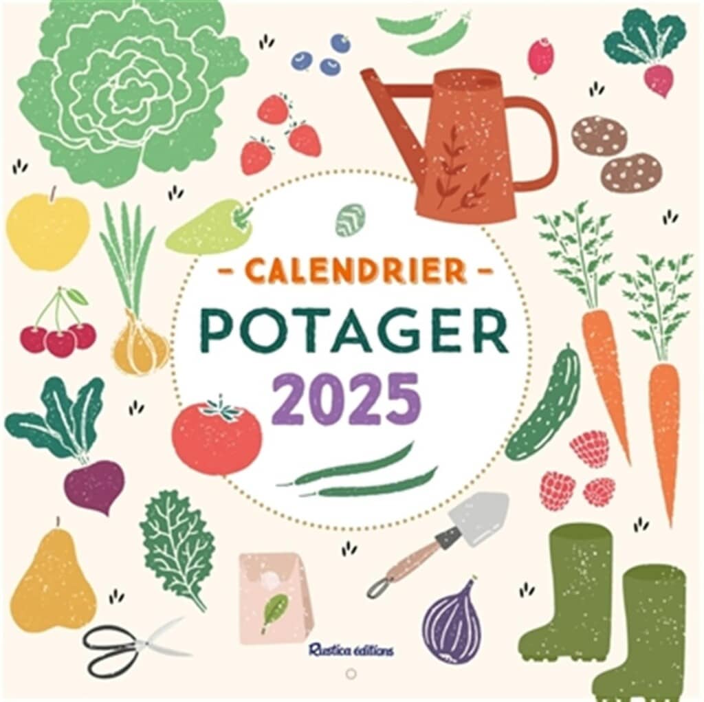 Calendrier pour papy - calendrier potager